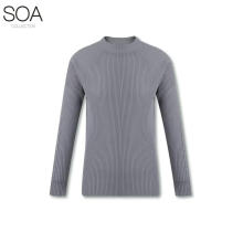 Seamless wholegarment sweater casual half turtleneck plain sweater men pullover knitwear sweater